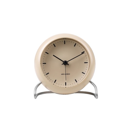 Arne Jacobsen – City Hall Bordsklocka – Ø11 cm – Sand