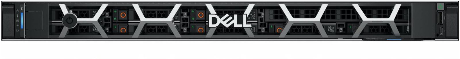 Dell PowerEdge R360, Intel Xeon 6315P 4-Core, 1x32 GB RAM, 1x480 GB SSD, 4x3.5" Hot-Swap, PERC H355, rackmonterad 1U, 3 års på-platsen-garanti NBD
