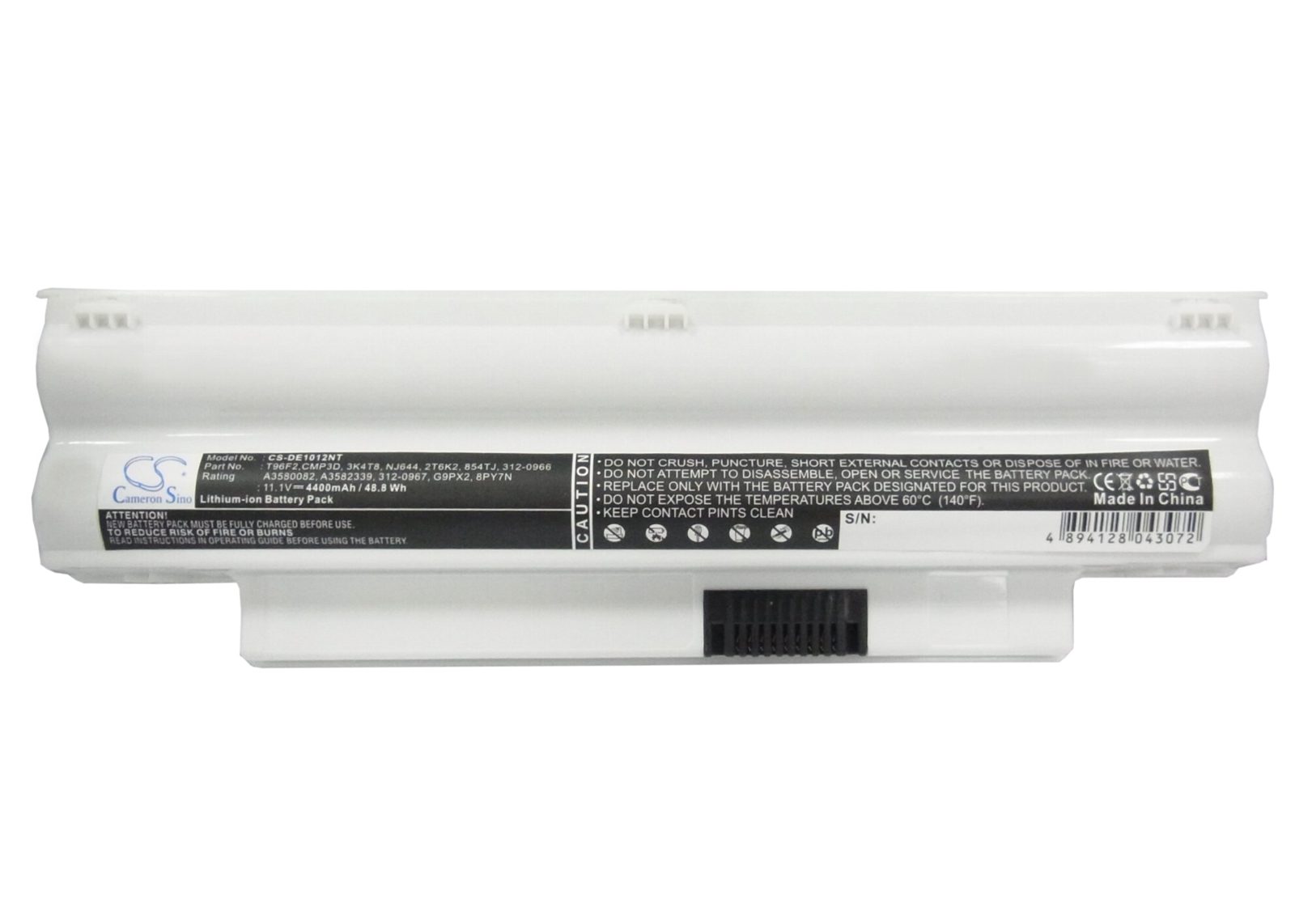 Batteri till Laptop, Bärbar dator för Dell Inspiron Mini 10 1012, Inspiron Mini 1012 m.fl., bild 5