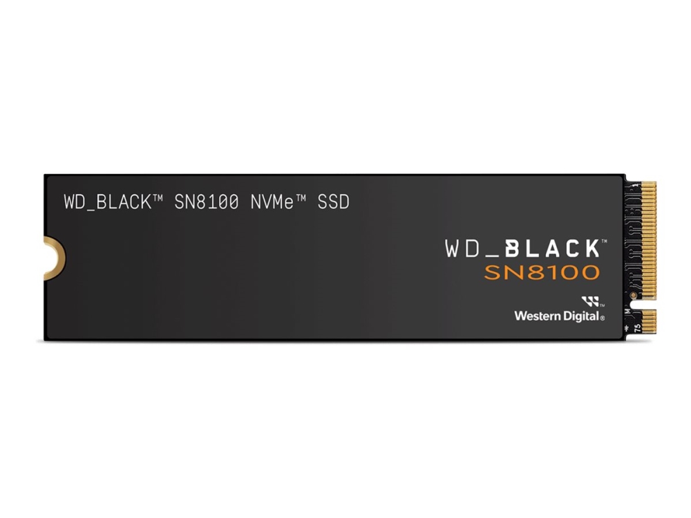 4 TB WD Black SN8100 SSD, M.2 2280 NVMe PCIe Gen.5