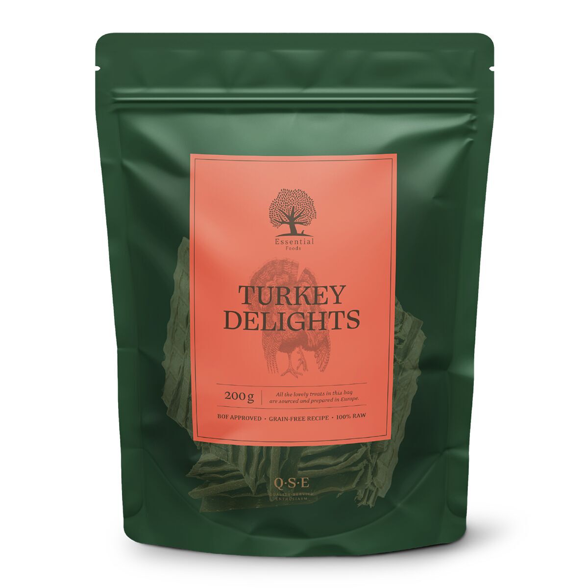 Essential Foods Delights Träningsgodis Kalkon 200 g