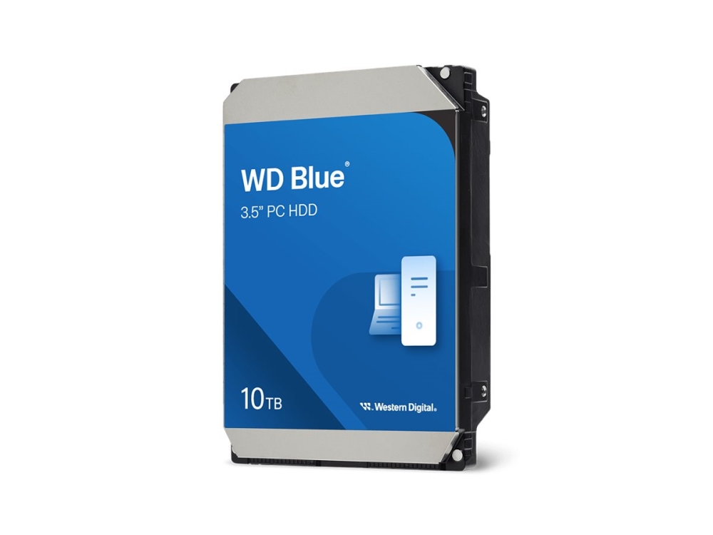 WD Blue WD100EAGZ hårddisk 10 TB 3,5 SATA 6 Gb/s 7200 rpm