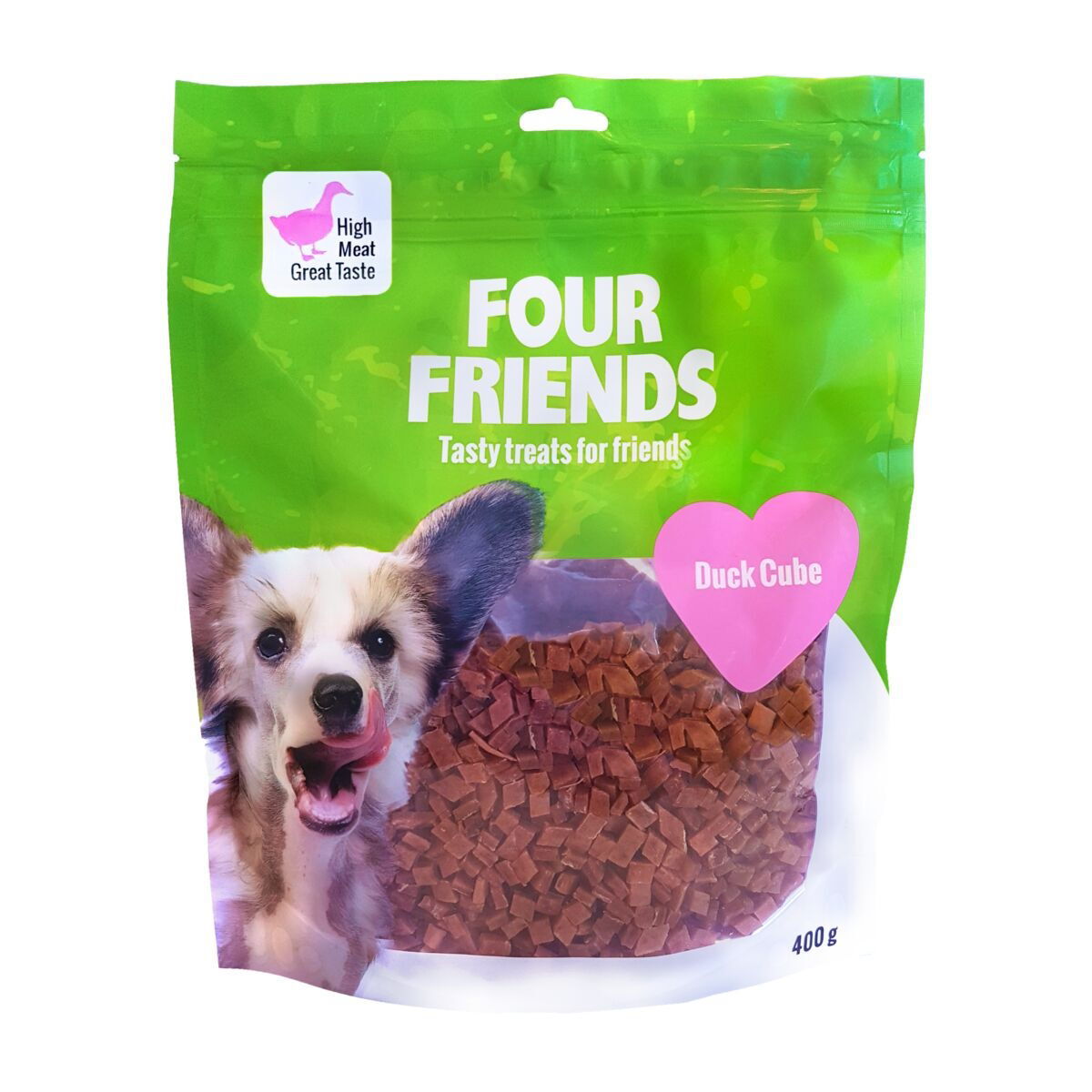 FourFriends Dog Duck Cube 400 g