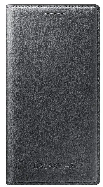 Samsung Flip Cover Fodral till Galaxy A3 (svart)