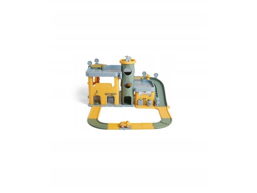 Viking Toys re-line garage med 2 nivåer