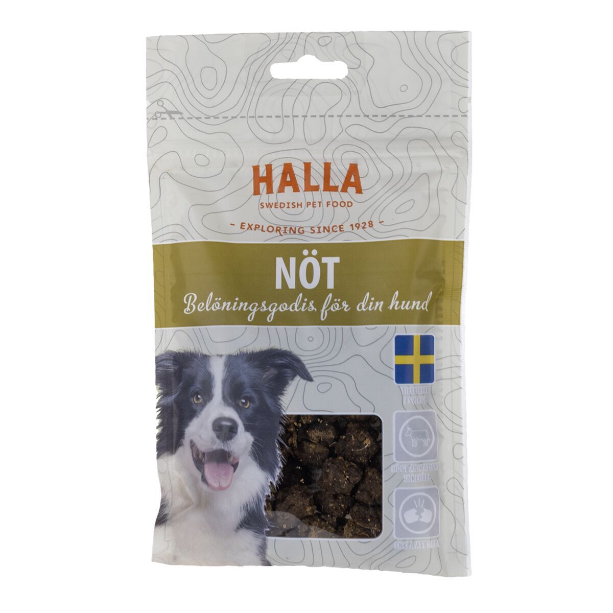 Halla Nöt Belöningsgodis för Hund 80 g