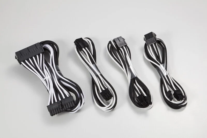 Phanteks Extension Cable Combo Kit 24P/8P/8V/8V - Svart/Vit, bild 4