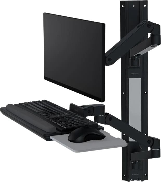 Ergotron LX Pro Wall Mount System Svart