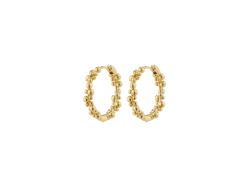 PILGRIM - Solidarity Medium Bubbles Hoop Earrings - Gold-Plated - 20 mm, bild 2