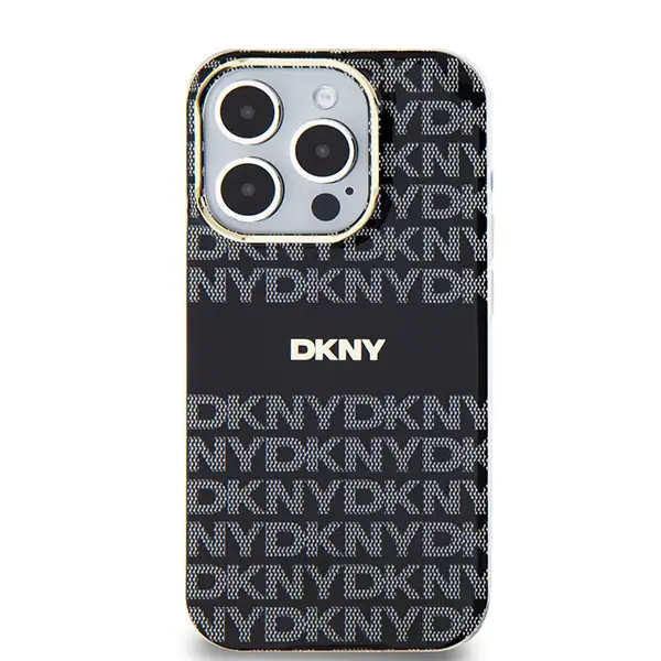 DKNY IML Mono & Stripe MagSafe-fodral för iPhone 15 Pro Max - svart, bild 3