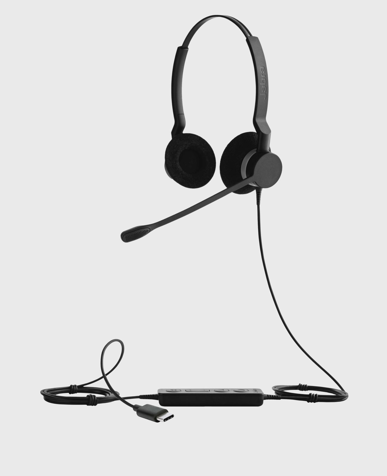 Jabra Biz 2300 Duo headset, svart