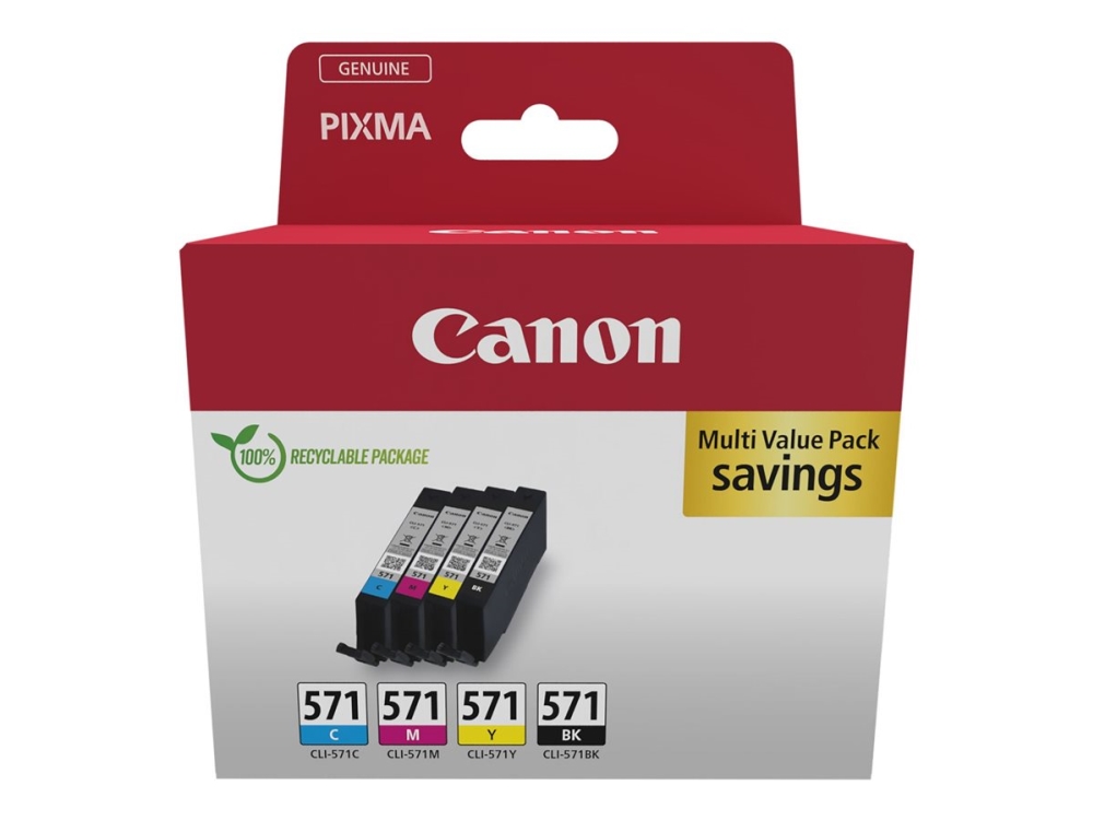 Canon CLI-571 C/M/Y/BK flerpack