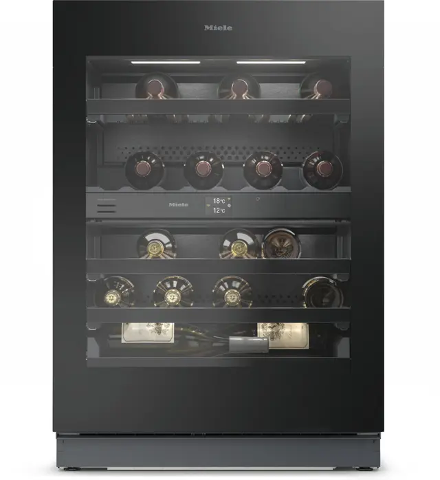 Miele KWTUS 7196 E vinkyl, obsidiansvart