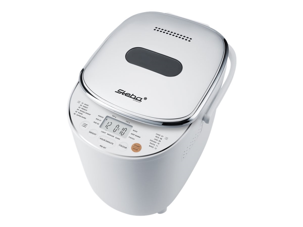 Steba BM 3 - Bakmaskin - 540 W - vitt/silver