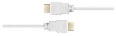 Deltaco Ultra High Speed HDMI-kabel 2.1 - Vit - 2m