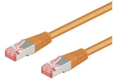 Goobay 95506, 3 m, Cat6, S/FTP (S-STP), RJ-45, RJ-45, Orange