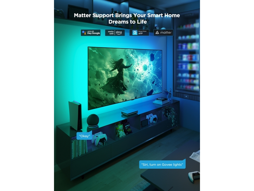 Govee AI Sync Box Kit 2, för 55-65" TV-apparater