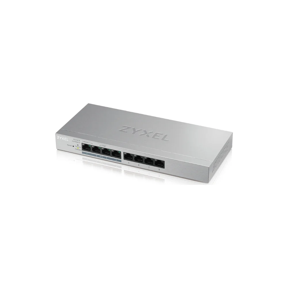 Zyxel GS1200-8HPv2 8-Port PoE 60W Switch