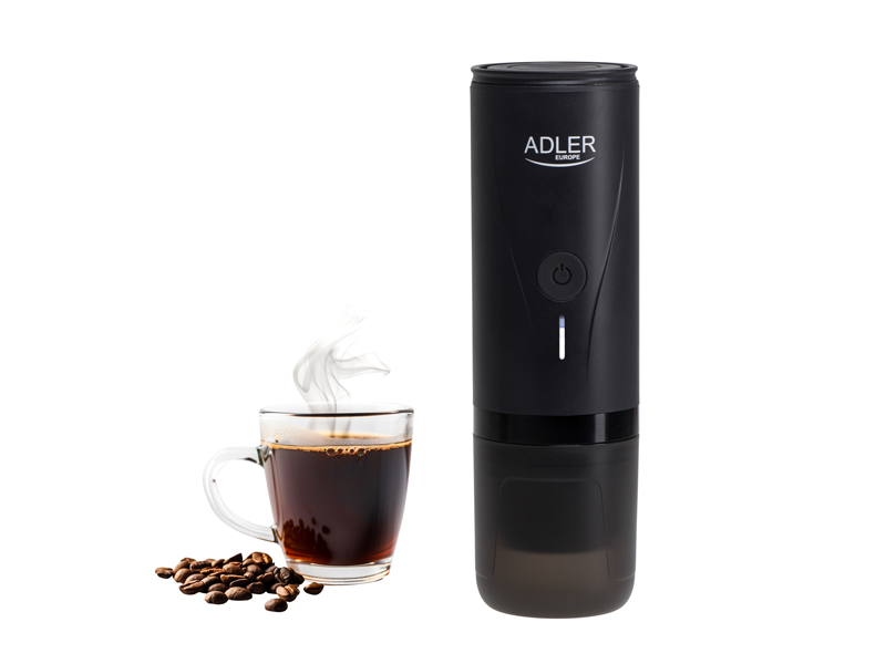 Adler AD 4400 bärbar kaffebryggare 90 W, svart