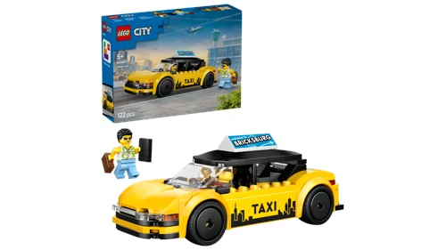 LEGO City Great Vehicles Gul taxi 60487, bild 3