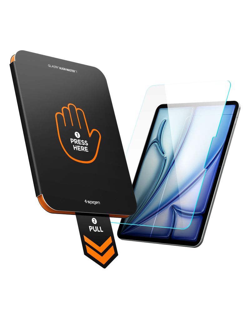 Spigen ALM Glas.tR T härdat glas för iPad Air 11" 2024 / 2025 / 2026, bild 5
