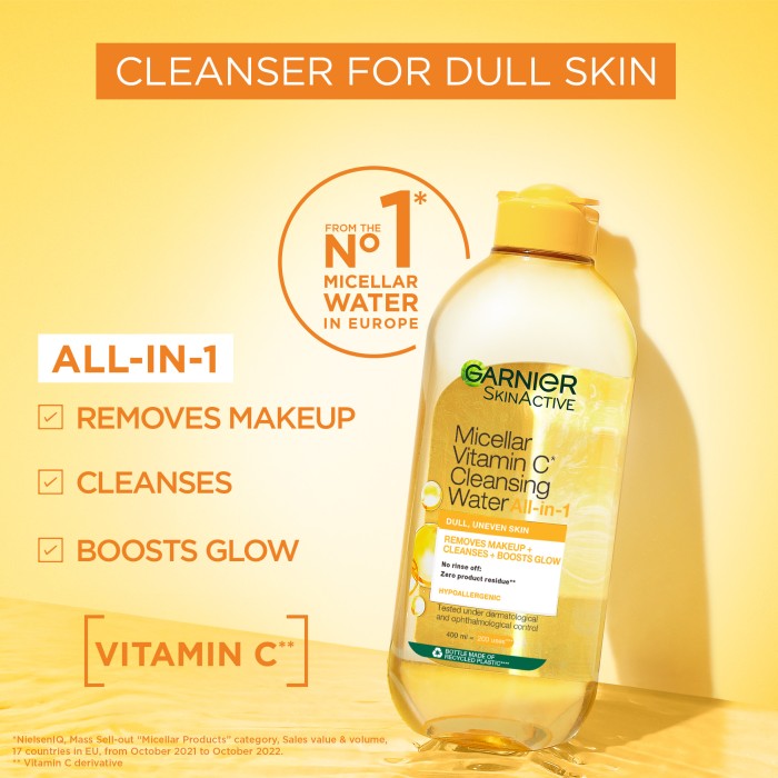 Garnier Vitamin C Cleansing Water 700 ml, bild 2