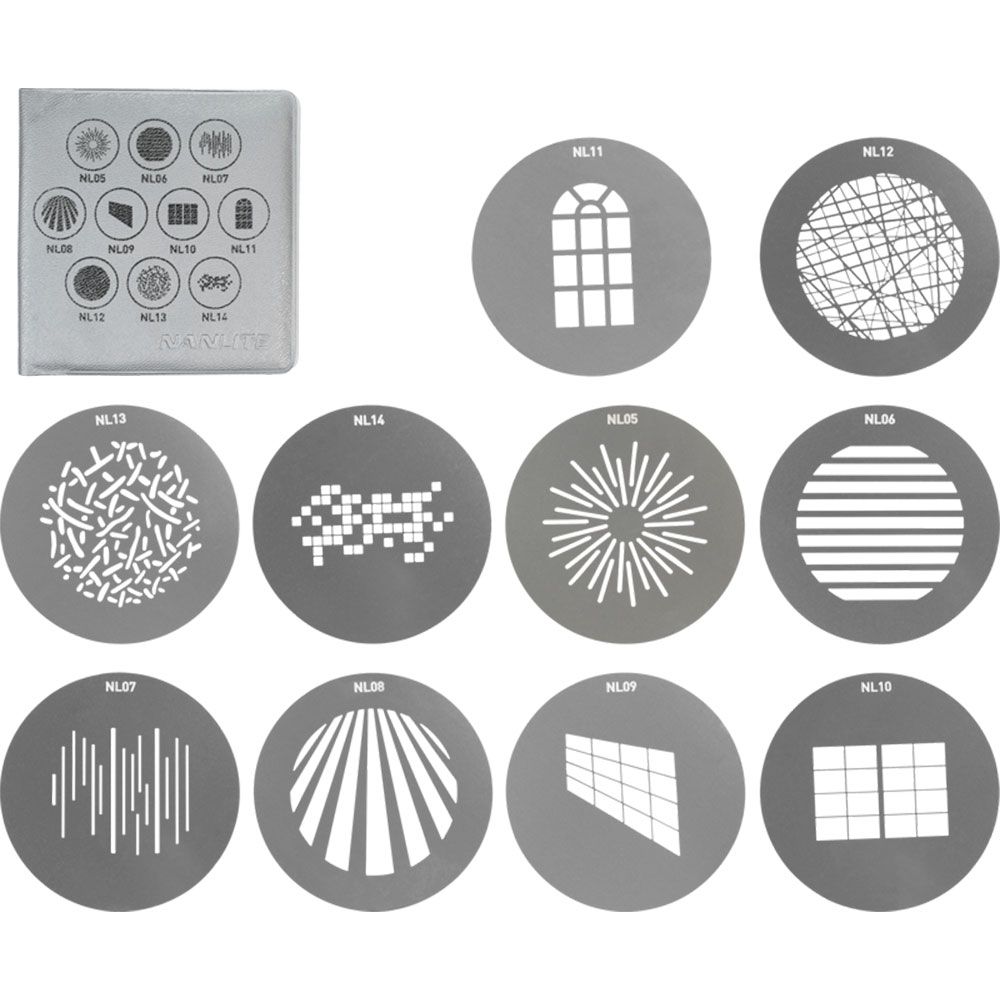 Nanlite GOBO Set 1 (PJ-FZ60-19/36)