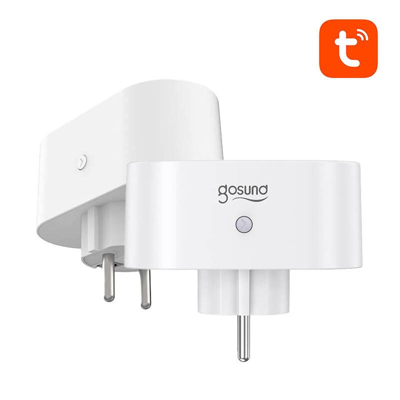 Gosund SP211 – smart dubbelkontakt med Wi-Fi (2-pack) 3500 W Tuya, bild 2