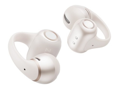 SHOKZ OpenDots 2 open-ear trådlösa in-ear hörlurar, vit, bild 2