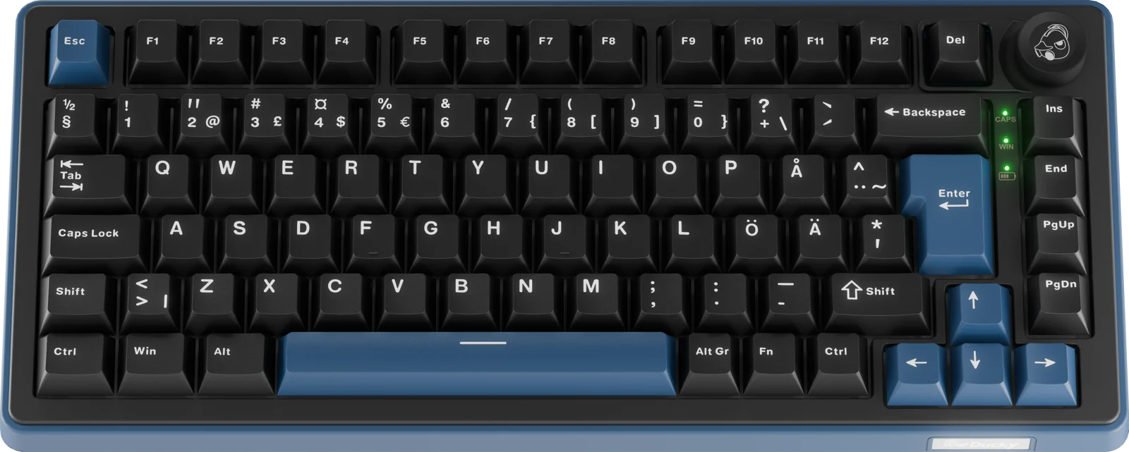 Ducky OK-M 75 Black 75% KTT Tactile