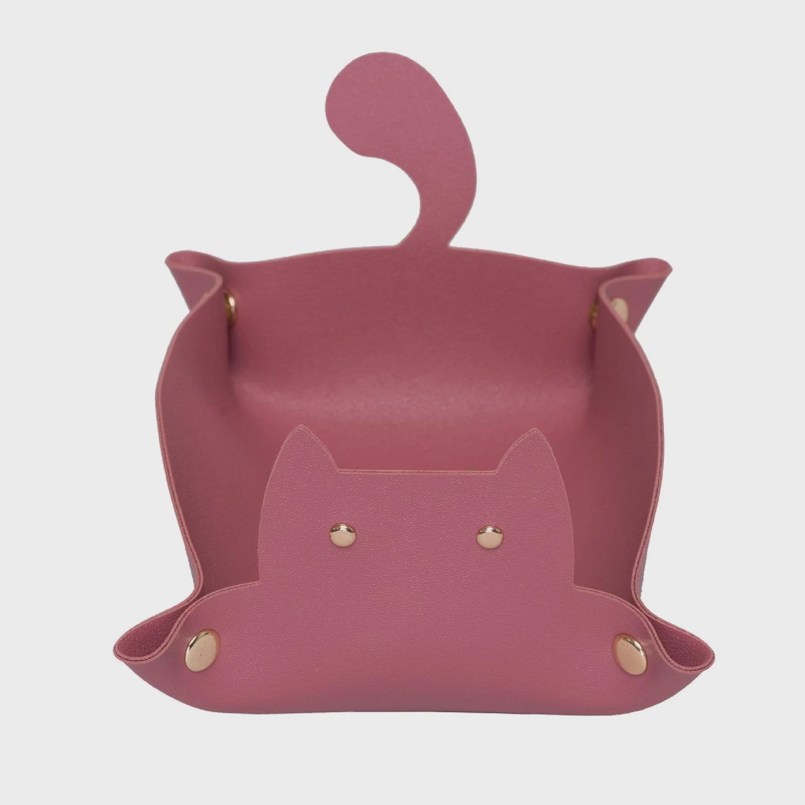 Arcane Meow Dice Tray Faux Leather