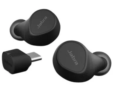 Jabra Evolve2 Buds UC Headset, svart