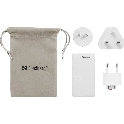 Sandberg - 4in1 TravelCharger 2xUSB-C 65W