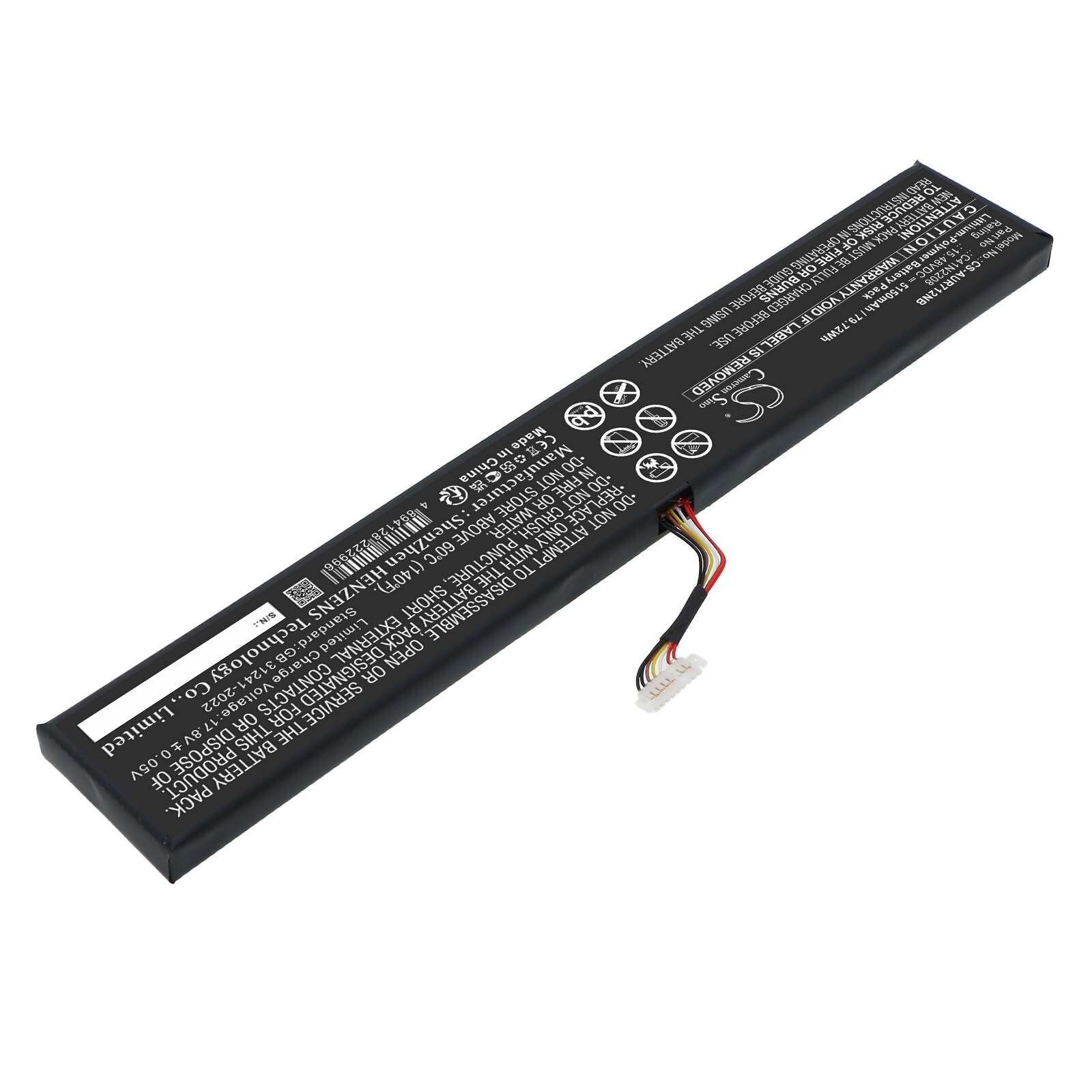 Batteri till Notebook, Bärbar dator för Asus RC71L-NH001W, RC71L-NH002W, RC71L-NH019W m.fl., bild 2