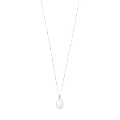 PILGRIM - EILA Freshwater Pearl Necklace - Silver Plated - 40 cm + 9 cm Extension