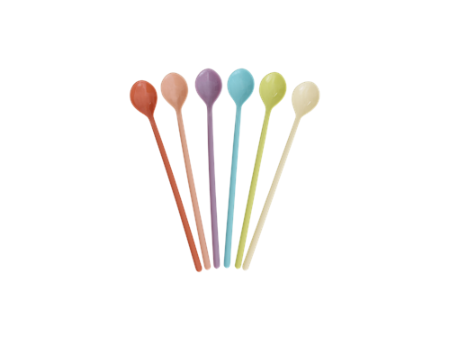 Rice - Melamine Latte Spoons - Glory Days Colors - Set of 6, bild 2