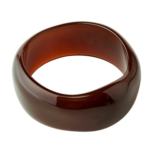 PILGRIM - AASE Maxi Bangle - Coffee - 65 x 65 mm