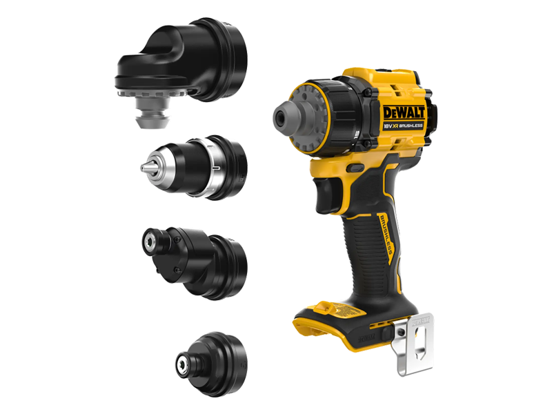 DeWALT DCD803NT-XJ 18V XR borrskruvdragare – 73 Nm – 4 huvuden – TSTAK – utan batteri - SOLO