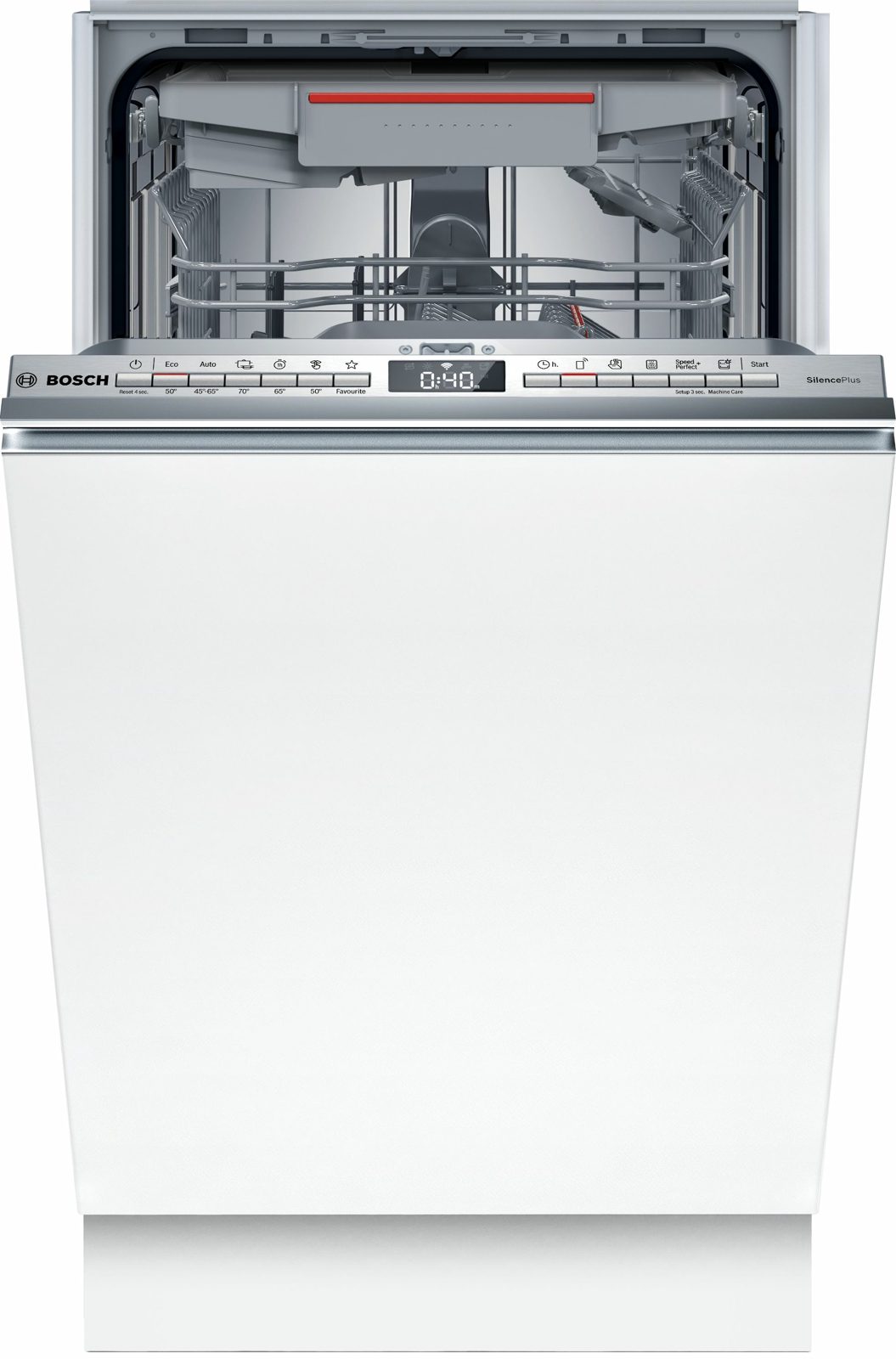 Bosch SPV4EMX25E integrerad diskmaskin 10 kuvert, klass C, 45 cm, vit