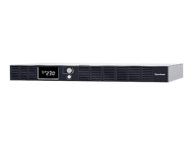 CyberPower Office Rackmount Series OR1000ERM1U - UPS (kan monteras i rack) - AC 230 V - 600 Watt - 1000 VA - 1-fas - Ethernet, RS-232, USB - utgångskontakter: 6 - 1U - silver
