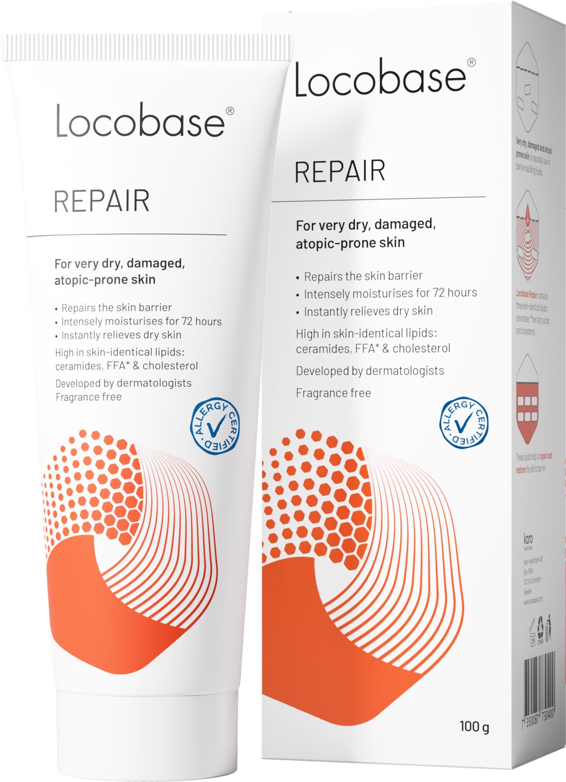 Locobase Repair Cream Unscented 100 g