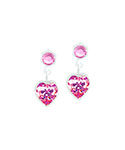 Blomdahl Medical Plastic Pendant Heart 6mm Light Rose