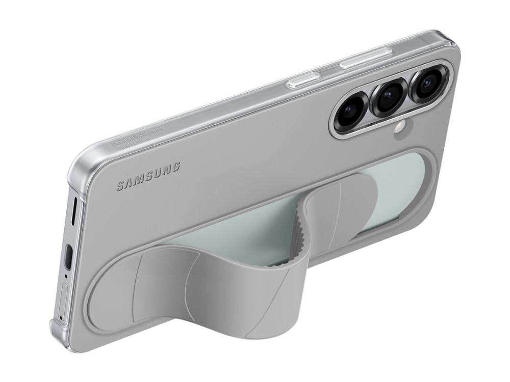 Samsung Galaxy S25 Standing Grip skal, grå, bild 2