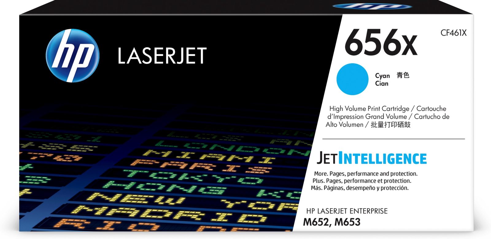 HP 656X Cyan, High Yield, 22000 sidor, bild 3
