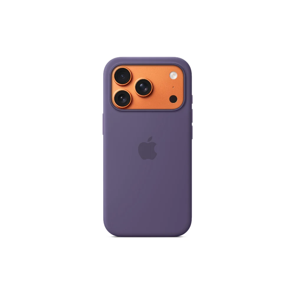 Apple iPhone 17 Pro Silikonskal MagSafe, lila dimma