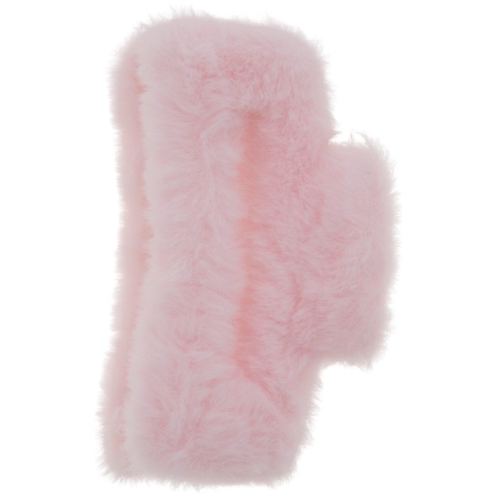 Dazzling Beauty Hair Clip Fluffy, Light Pink
