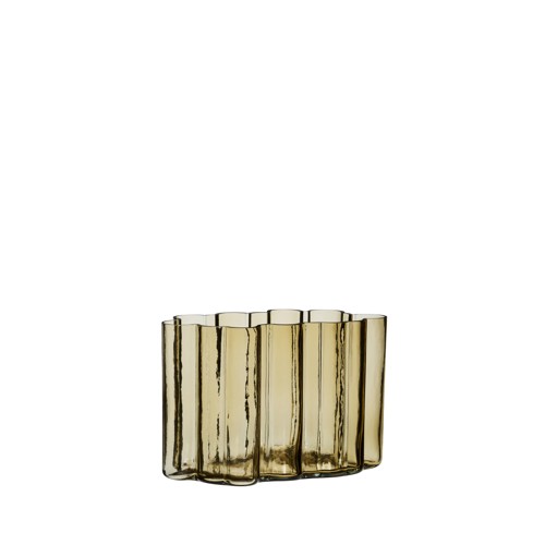 Hübsch – Umber Vas – H20 cm – Bärnsten