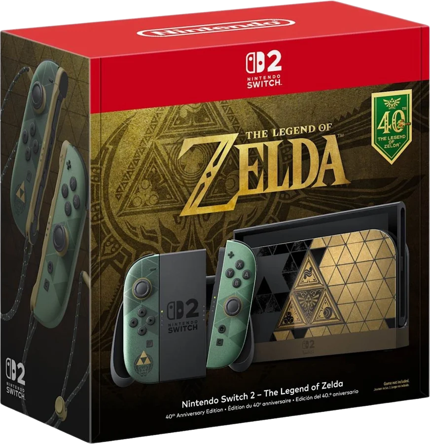 Nintendo Switch 2 The Legend of Zelda 40th Anniversary Edition bärbar spelkonsol