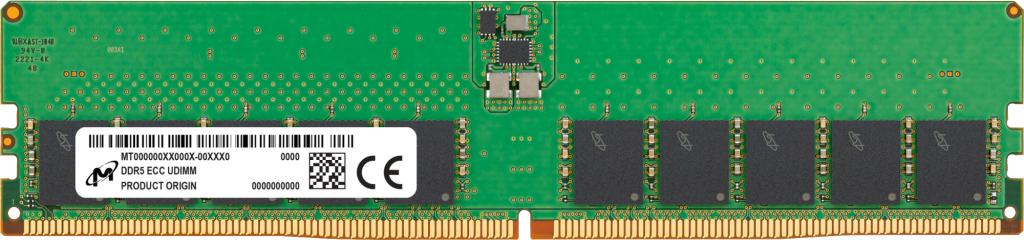 32 GB (1x32GB) DDR5-5600 Crucial Micron UDIMM CL46 ECC, bild 3