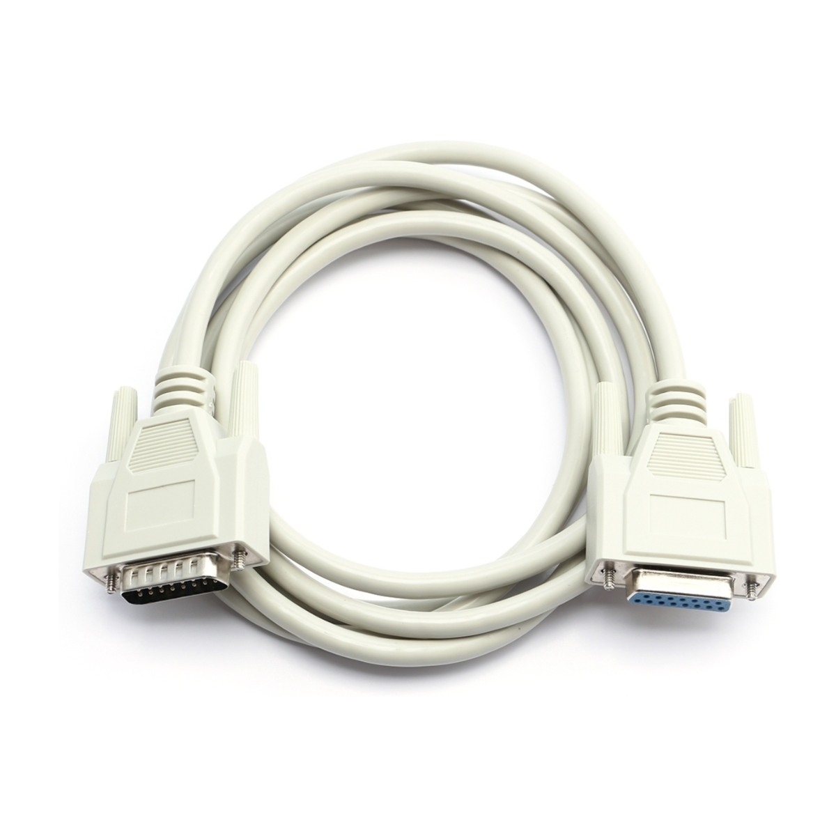 Eletra DB15 DC hane - hona 2M kabel, grå